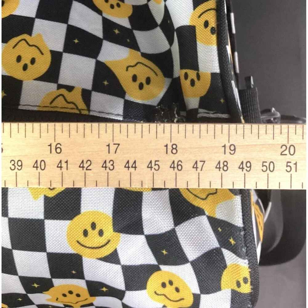 A**holes Live Forever 'Have A Nice Trip' Duffel Bag Smiley Faces All-Over Print